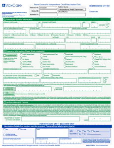 FLU Form 1