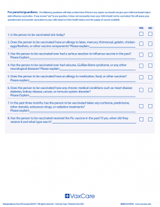 FLU Form 2